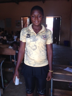 Gunwagre graduate Mary is on her way to Paga High School.